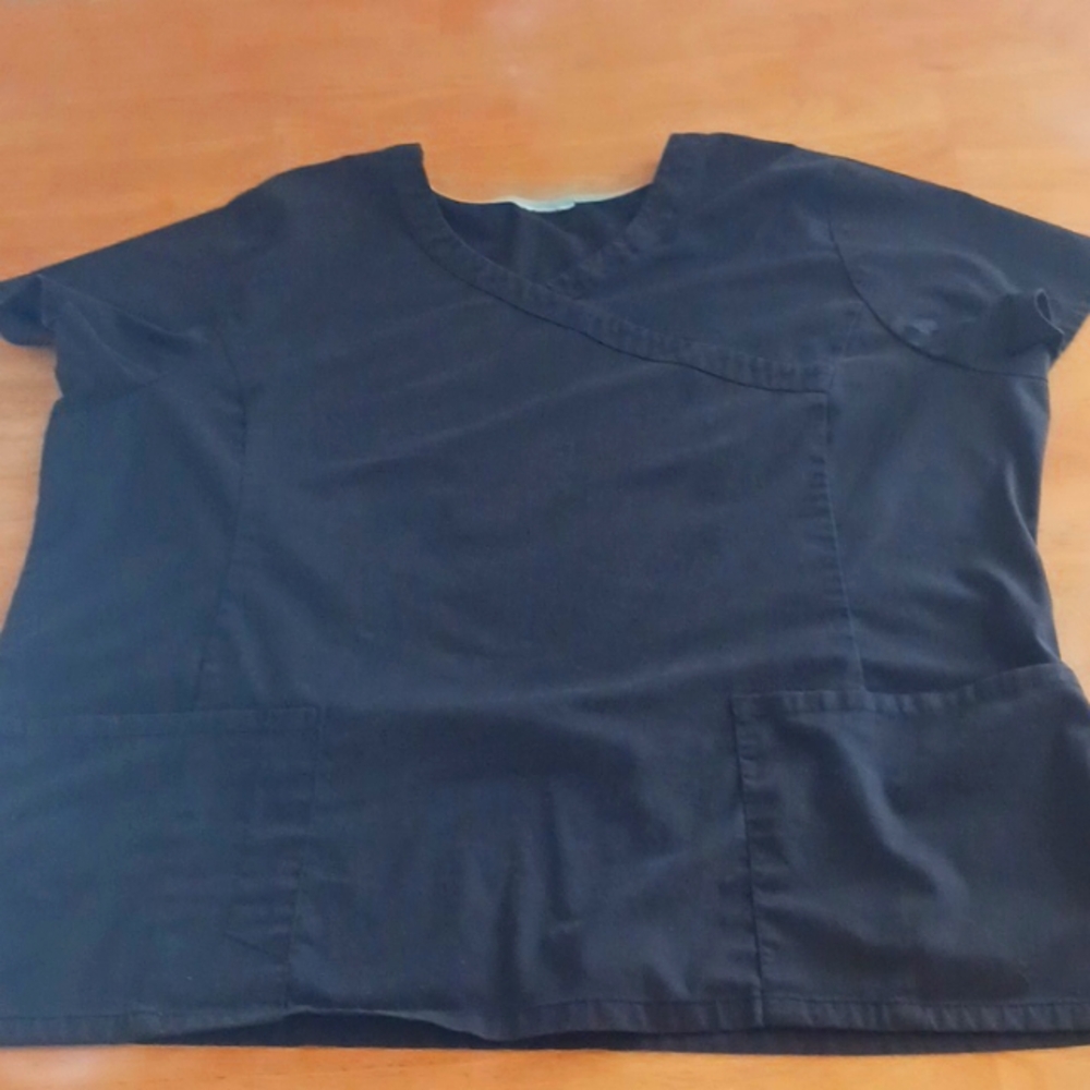 Black scrub top